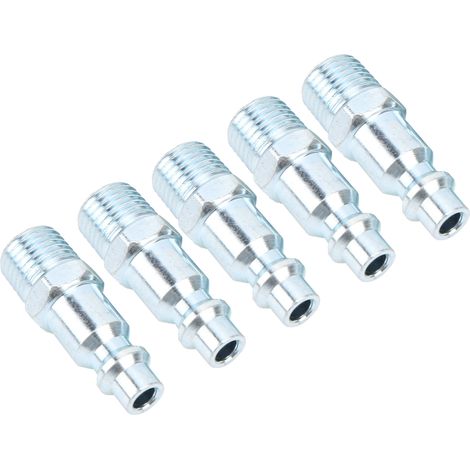 5-teiliges Set Druckluftwerkzeug-Steckverbinder (amerikanischer Stecker) – Industrie-Luftanschluss-Kompressorzubehör (1/5)