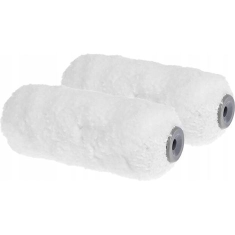 MOTIVE 2 rouleaux de peinture en fibre blanche 10 cm / 14 mm FI 6 mm 030 634