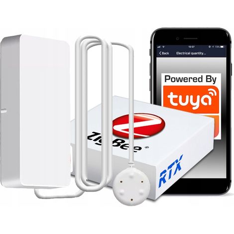 Sonde AA ZigBee TUYA pour capteur d'eau en cas d'inondation