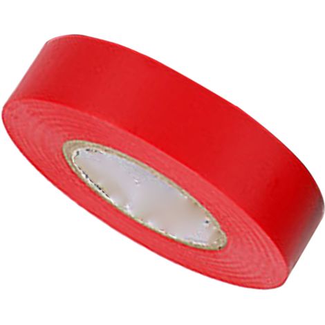 Ruban isolant 3M, ruban adhésif électrique et électronique à usage général, résistant à la haute tension 600 V, rouge, 1600 (1/5)