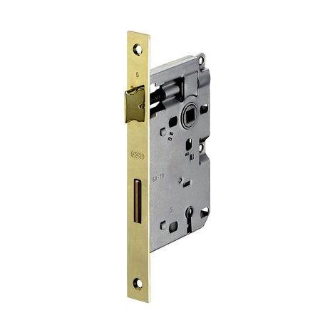 SERRATURA PATENT B.QUADRO OTTONATO 572 AGB - I.MM 70 F.MM 20 E.MM 50 CF=PZ 2- 1 confezioni