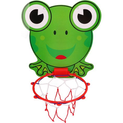 Panier de Basket Miniature Grenouille avec Ballon et Filet - Jouet d'Intérieur et Extérieur pour Enfants (1/5)