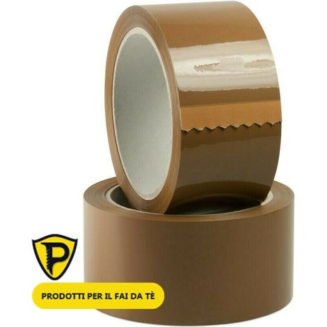 Nastro adesivo per imballaggio SCOTCH PACCHI 6 pz color AVANA MARRONE
