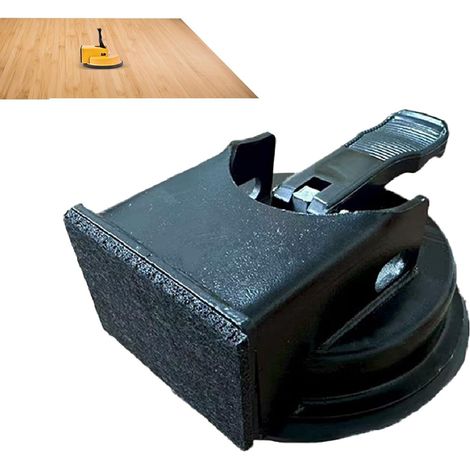 Outils Pour Sol Stratifié,Outil De Réparation Par Ventouse De sol,Attrape Lames Pour Parquet, Pour Plinthe Pavé Construction Carrelage Menuiserie Appartements (Noir)