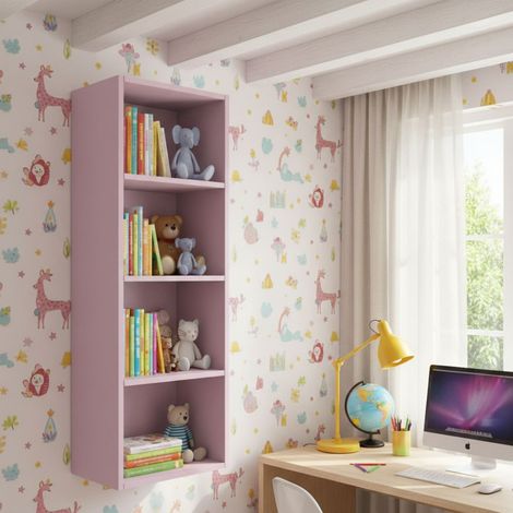 Libreria pensile moderna con schienale - Montaggio rapido cabineo - Cipriaf3c4ff