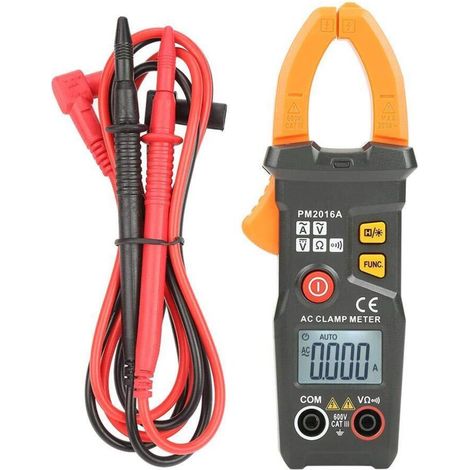 Pince multimètre, PEAKMETER pince ampèremétrique multimètre test de résistance de tension de courant AC/CC intelligent NCV 6000 comptes(PM26A) (1/5)