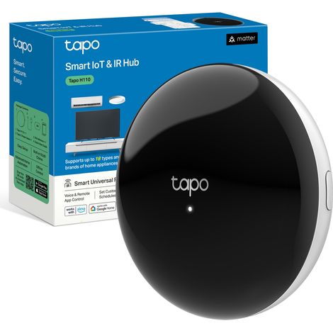 Tapo T100 Smart Motion Sensor, Sensore di Movimento Intelligente, Rilevamento ad Ampio Raggio(120°,7m), Luce Attivata dal Movimento, Avvisi Istantanei, Risparmio Energetico, Hub Obbligatorio (1/4)