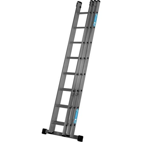 Zarges 413826 Everest D-Rung Extension Ladder 3-Part 3 x 8 ZAR413826