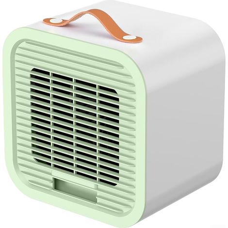 Ventilateur Rafraîchissant USB Rechargeable – Glace Cristal 3 Vitesses Silencieux – Appareil Bureau,Maison – 20x17x12cm Vert (1/5)