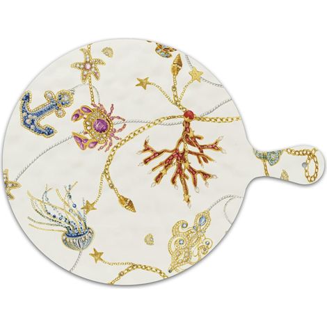 Baci Milano Portofino tagliere tondo melamina 32x42 cm