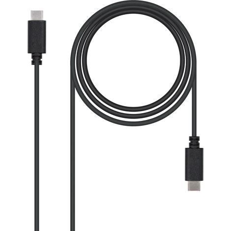 Cable Usb-c 2.0 A Usb-c 1m White Nanocable 10.01.2301-w (1/3)