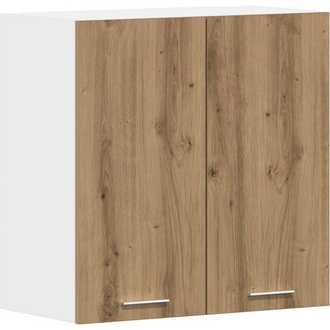 Kitchen Wall Cabinet Lyon Artisan Oak 60x31x60 cm Engineered Wood vidaXL