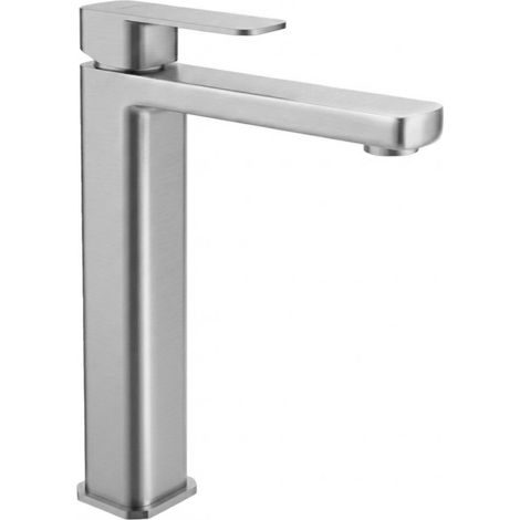 RUBINETTO DA LAVABO REA ARLO BRUSH NICKIEL HIGH