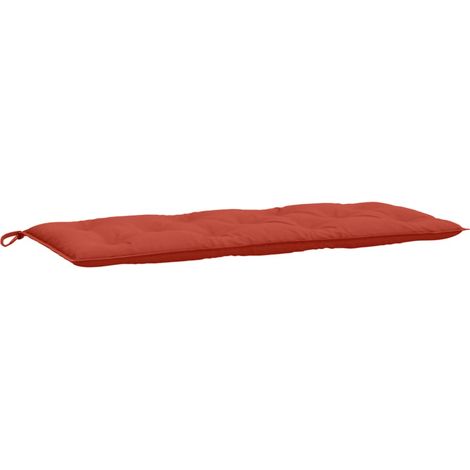 Maison Exclusive - Coussin de banc de jardin rouge mélangé 120x50x7 cm tissu