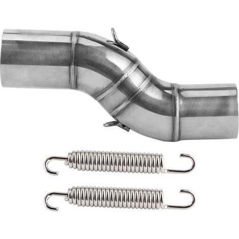 Tbest Tuyau de Liaison Intermédiaire D'échappement de Moto Tube en Acier Inoxydable de Haute qualité Conception Conique Débit amélioré pour TRK 502X 2018 2020 Remplacement Direct
