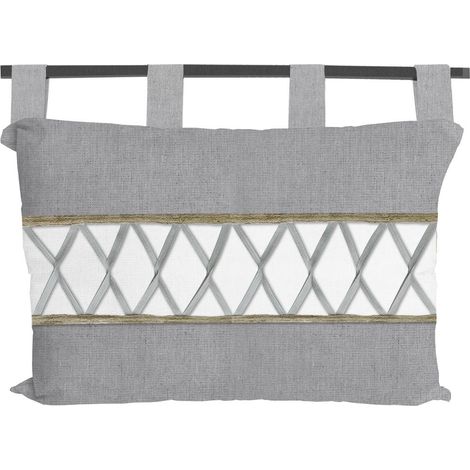 Tête de lit en pur coton 45x70 cm AUDE, par Soleil d'Ocre (1/2)