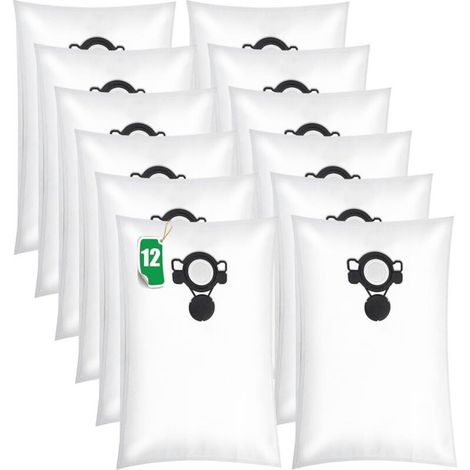 12 bolsas para aspiradora compatibles con Nilfisk Alto Aero 20/21/25/26/31/VL200 y MAKITA VC2010L/VC2511L/VC2512L/VC3011L/Tipo DSM 42 (1/5)