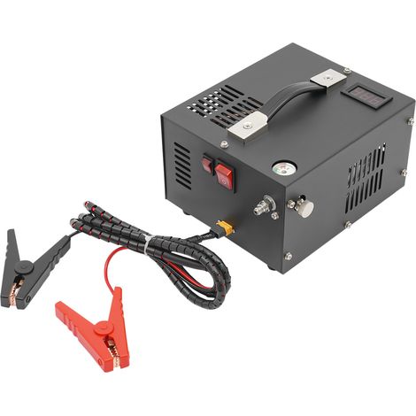 Compresseur air 12V - Pompe à air haute pression - pompe à air électrique - 350W - 30MPa - Moteur cuivre - Pour pneus, bateaux, bouteilles - Portable (1/5)