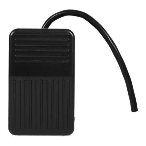 1 pc 220 V 10A Puissance Électrique en Plastique Pédale Interrupteur À Pied Pédale Contrôleur Connecteur Commutateur on/Off Contrôle Noir Couleur + 10 cm Cordon (1/5)