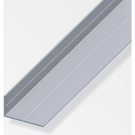 Canal angular de aluminio alfer 11,5x19,5x1,5mm longitud 1m - 25644