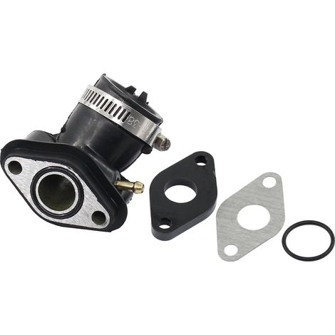 Ansaugkrümmer mit Isolator und O-Ring für GY6 50cc 4-Takt China-Rollermotor 139QMB 139QMA für Adly Baotian BT49QT Benero Benzhou YY50QT für Flex Tech Qingqi QM50QT Jinlun JC50QT Jonway Longjia (1/5)