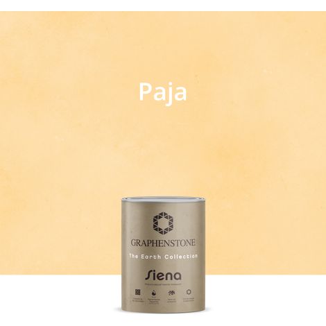 Pintura Ecológica INTERIOR Efecto LIMEWASH Base Cal SIENA Color PAJA 1L
