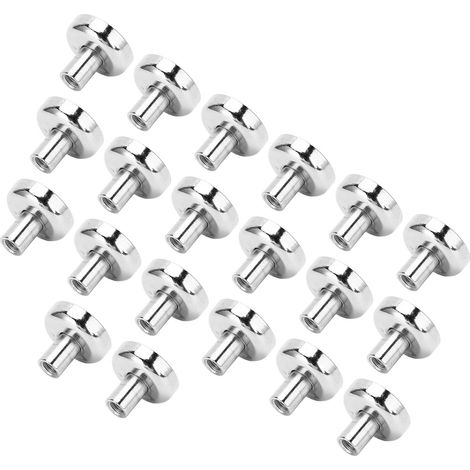 20 Topfmagnete mit Stab, 3-lagig beschichtet, Edelstahl, NdFeB-Rundbasis, D16‐5,5kg (1/5)