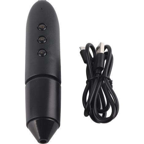 Détecteur de Peau et Cheveux 100X avec Caméra 0.3MP WiFi - Analyseur de Santé du Cuir Chevelu Noir Mat (1/5)