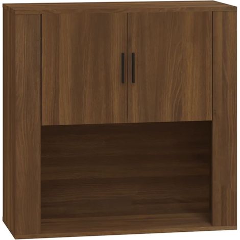 Maison Exclusive - Armario de pared madera contrachapada marrón r (1/5)