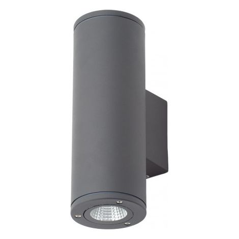 Litecraft Argo Wall Light Outdoor Up Down LED Garden Fitting - Anthracite (1/5)