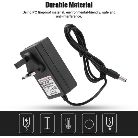 Chargeur de batterie lithium-ion 8,4 V 2 A, adaptateur secteur de remplacement pour voiture jouet et gyropode (1/5)
