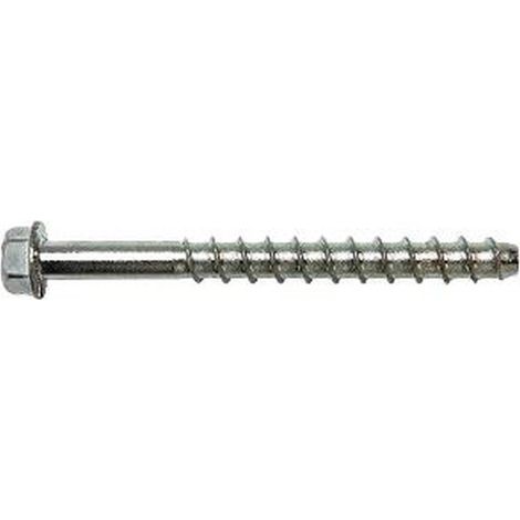 10 Vis d'Ancrage Béton Auto-Taraudeuse Inox A4 Bt - 6x45 mm - D-Work