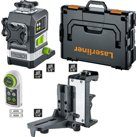 Laserliner 3x360° PowerPlane-Laser 3G Pro Multi-18V ohne Akku, Ladegerät und PowerAdapter in L-BOXX (1/5)