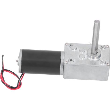 Moteur à engrenage à vis sans fin 5840-31ZY, moteur miniature à courant continu autobloquant, arbre de 51 mm de long, 12 V CC, 12 tr/min (1/5)