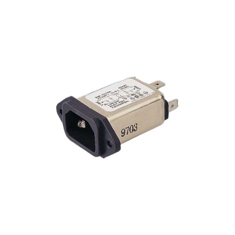 Filtro Linea RFI/EMI 10A/250Vac Base IEC320 C14C (1/2)