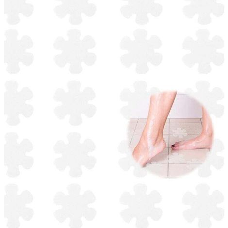Lot de 20 autocollants antidérapants pour baignoire, escaliers, salle de douche - 10 cm (1/4)