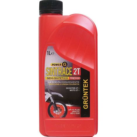 GRUNTEK Olio Lubrificante Sint Race Premix 2T 1L semi-sintetico Moto Originale