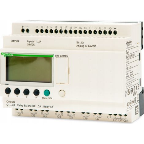 Zelio LE 16WED/10WYP 24VDC RTC/LCD