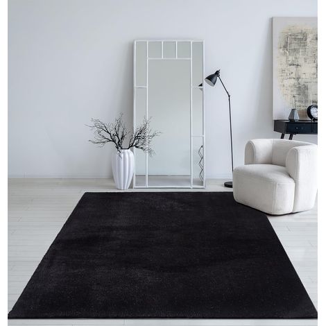 1 Tapis Moelleux Imitation Fourrure, Lavable 30 Degrés, Antidérapant, Pour Salon Chambre (1/5)