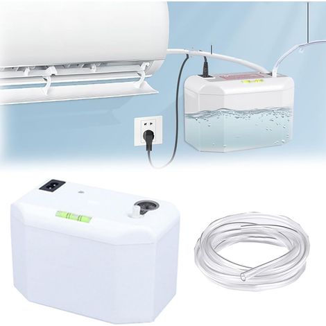 Pompe à condensat 24 l/h 8 kW, tuyau 5 m - Climatisation - Réservoir 200 ml, levage condensation, alarme débordement (1/5)