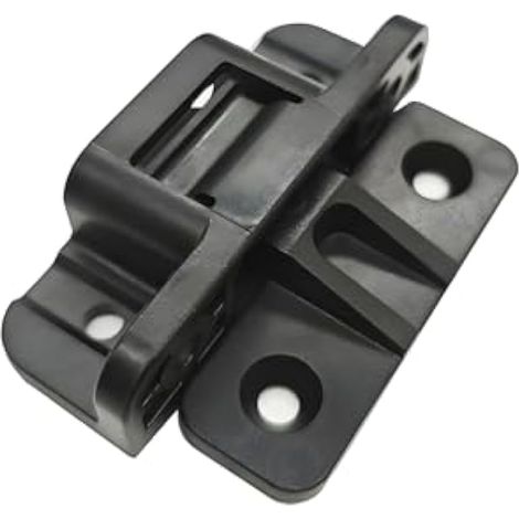 AS-X Réglable Ferrure à Enfiler Plaques de Partie et Cadre Support de Panneau Connecteur Raccords Suspendus pour Meubles Panneaux Capacité Jusqu'à 20kg Plastique (20 Paire) (1/5)
