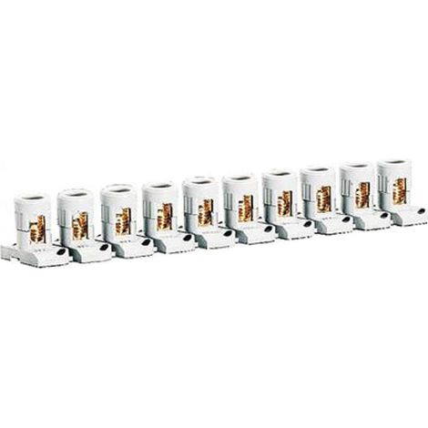 Regleta de paso separable 10 bornas 2x16mm LEGRAND 34002