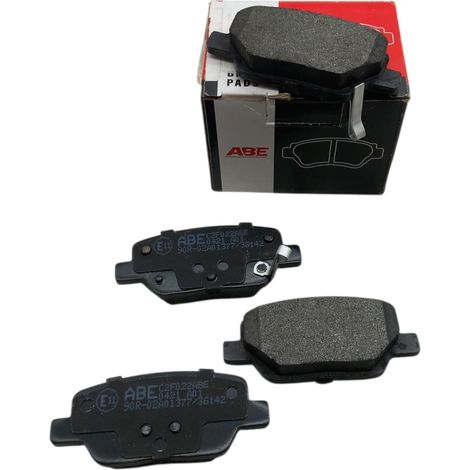 Kit 4 pastiglie freni posteriori compatibili per fiat tipo ii dal 2016-2024