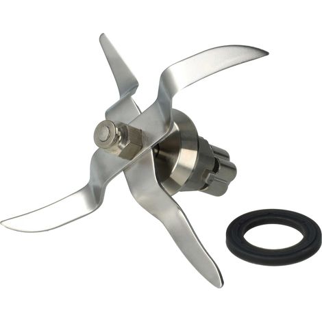 vhbw Blender Blade Replacement for Silvercrest SKMC1200B2-18 for Kitchen Mixer - With 4stainless steel Blades