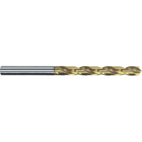 Exact 32503 HSS Metall-Spiralbohrer 0.5 mm Gesamtlänge 22 mm geschliffen, TiN DIN 338 Zylinderscha