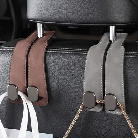 Crochet de repos - Haut de gamme - Double tête - Support de téléphone - Pour voiture - Pratique (1/4)