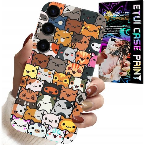 Custodia per Samsung Galaxy S25 - retro con simpatici gattini, gatti, custodia (1/5)