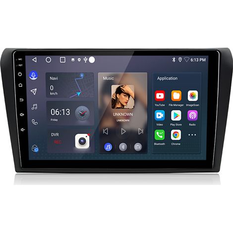 Autoradio JUNSUN Pour Mazda 3 2003-2009 Android 14 CarPlay 2+64GB (1/5)