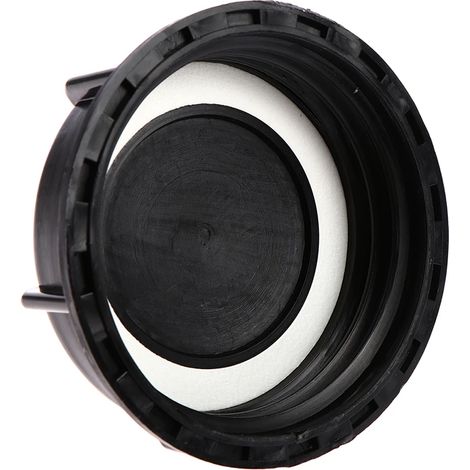 Bouchon de vanne en plastique noir 3" (100 mm) pour vanne de réservoir IBC Leakagepro (1/5)