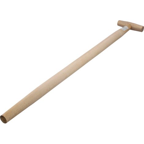 T-Griff-Stiel für Spaten, 90 cm, Buchenholz, Spatenstiel (1/2)